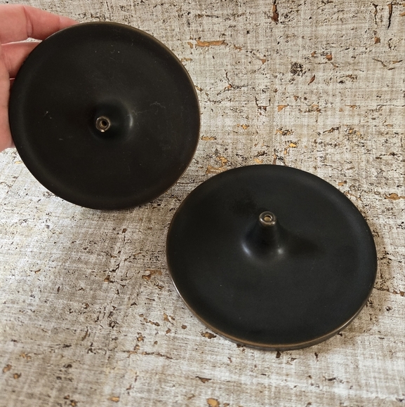 Set Of 2 Boheme Incense Holders Chocloate Brown - Picture 1 of 5